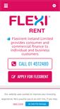 Mobile Screenshot of flexirent.ie